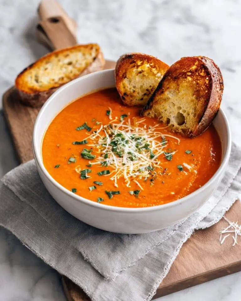 Roasted Red Pepper Tomato Soup Recipe