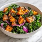 Roasted Sweet Potato Kale Salad Recipe