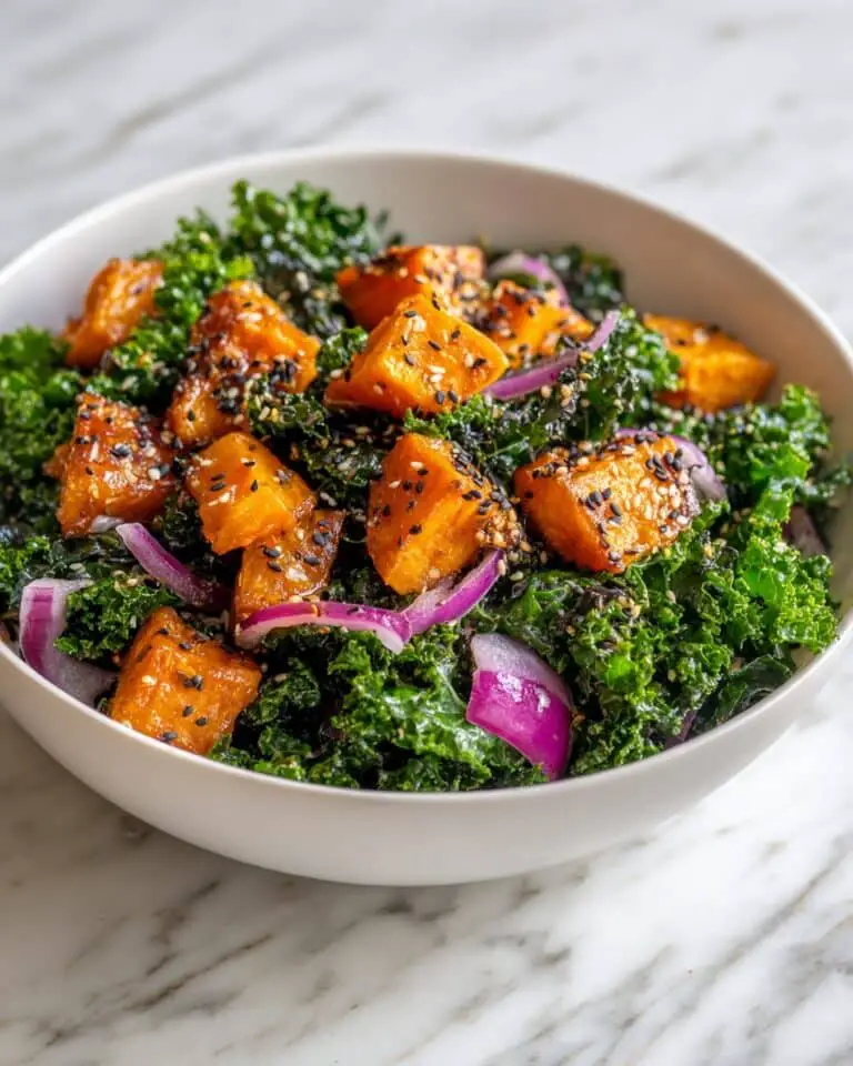 Roasted Sweet Potato Kale Salad Recipe