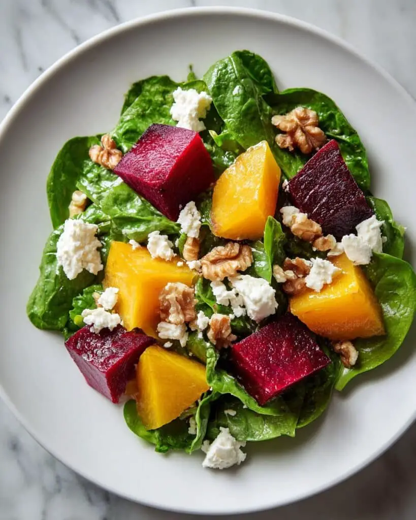 Roasted Beet and Goat Cheese Salad Recipe