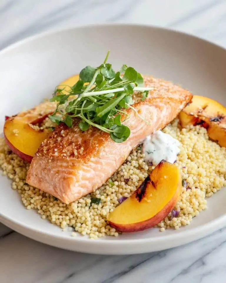Easy Grilled Salmon with Nectarines Recipe