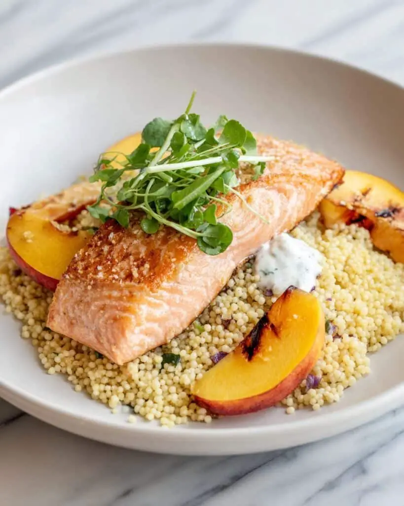 Easy Grilled Salmon with Nectarines Recipe