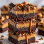 Chewy Spiced Cookie Butter Bars with Dark Chocolate Recipe