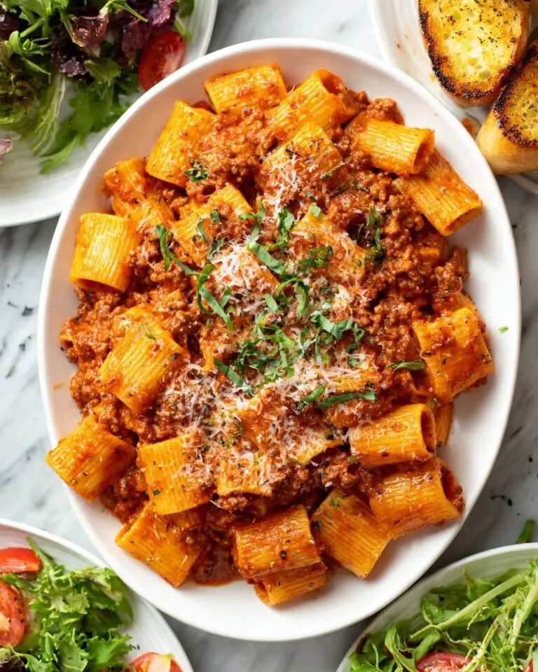 Slow-Simmered Sausage Ragu Pasta Recipe