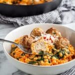 Marry Me Chicken Meatballs with Risoni (Orzo) Recipe