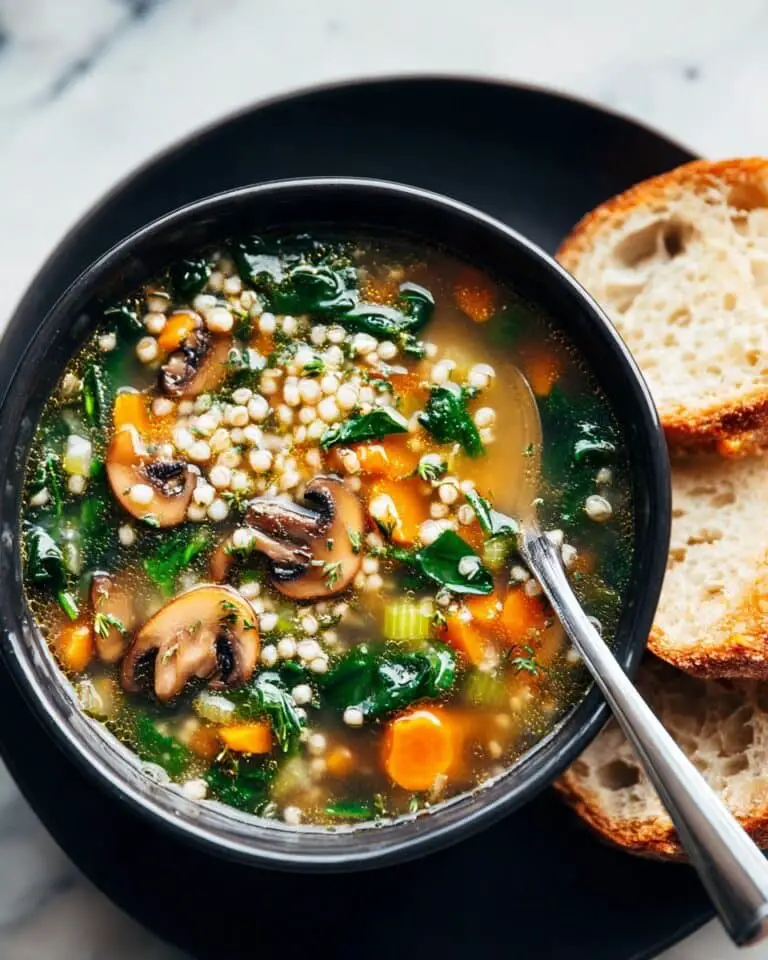 Creamy Pearl Barley Soup Recipe