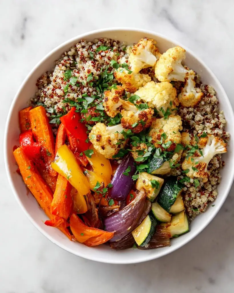 Roasted Vegetable Quinoa Bowls Recipe