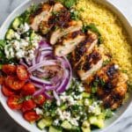 Greek Lemon Chicken Couscous Bowls Recipe