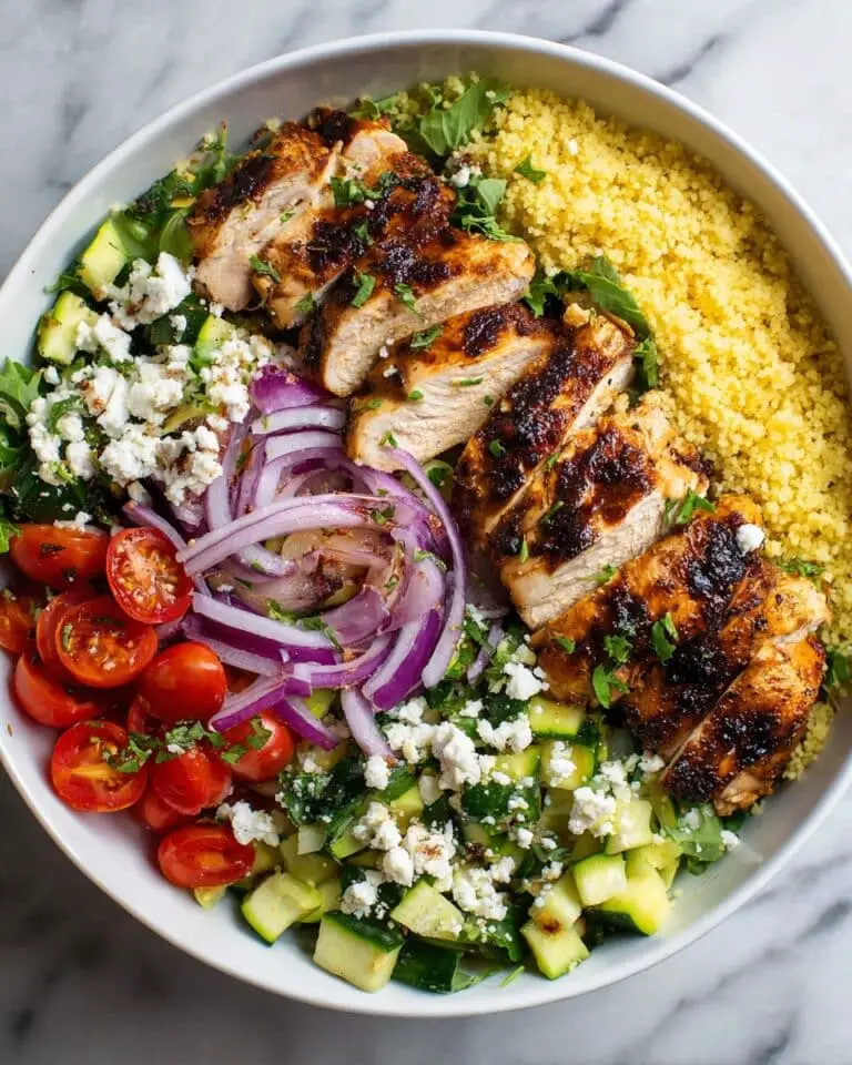Greek Lemon Chicken Couscous Bowls Recipe