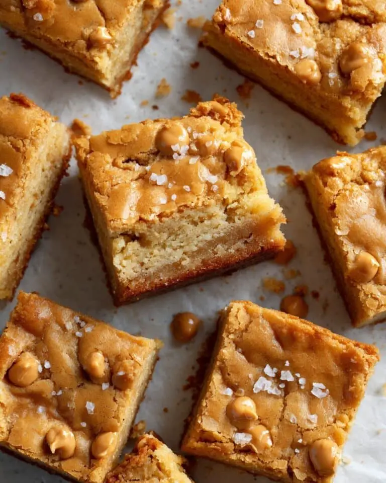 Salted Butterscotch Blondies Recipe