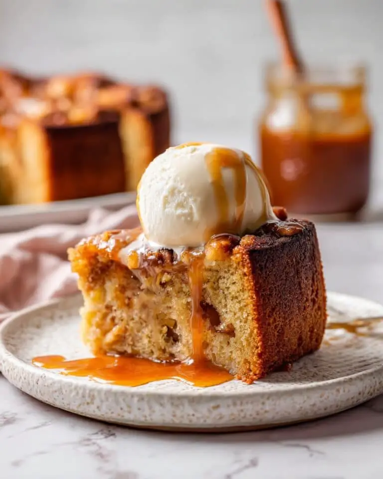 Cornbread Bread Pudding with Salted Honey Butter Syrup Recipe
