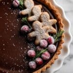 Gingerbread Cookie Chocolate Tart Recipe