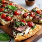 Ultimate Steak Caprese Flatbread Recipe