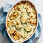 Cheesy Scalloped Zucchini Recipe