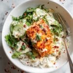 Roasted Harissa Salmon Bowls Recipe