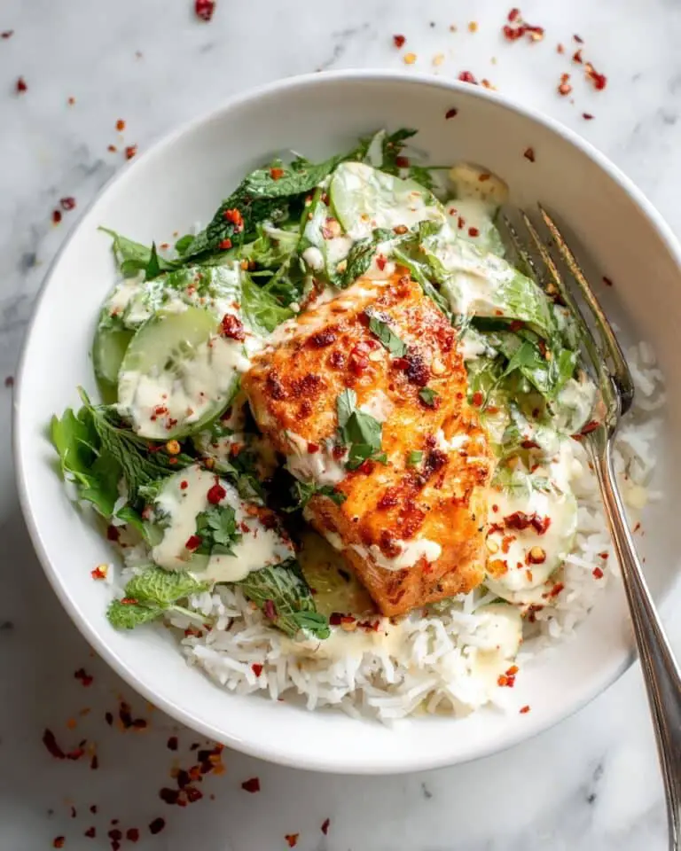 Roasted Harissa Salmon Bowls Recipe